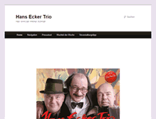 Tablet Screenshot of hans-ecker-trio.at